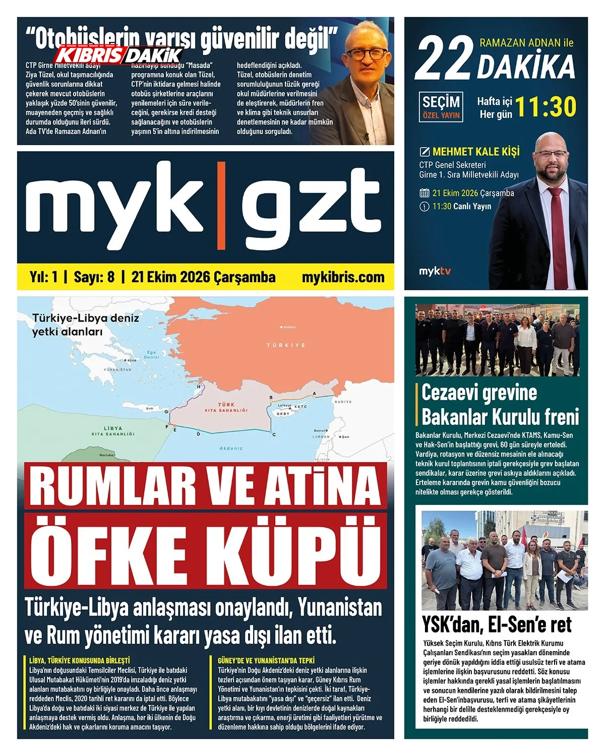 Gazete Manşetleri - 21 Ekim 2026 - 13