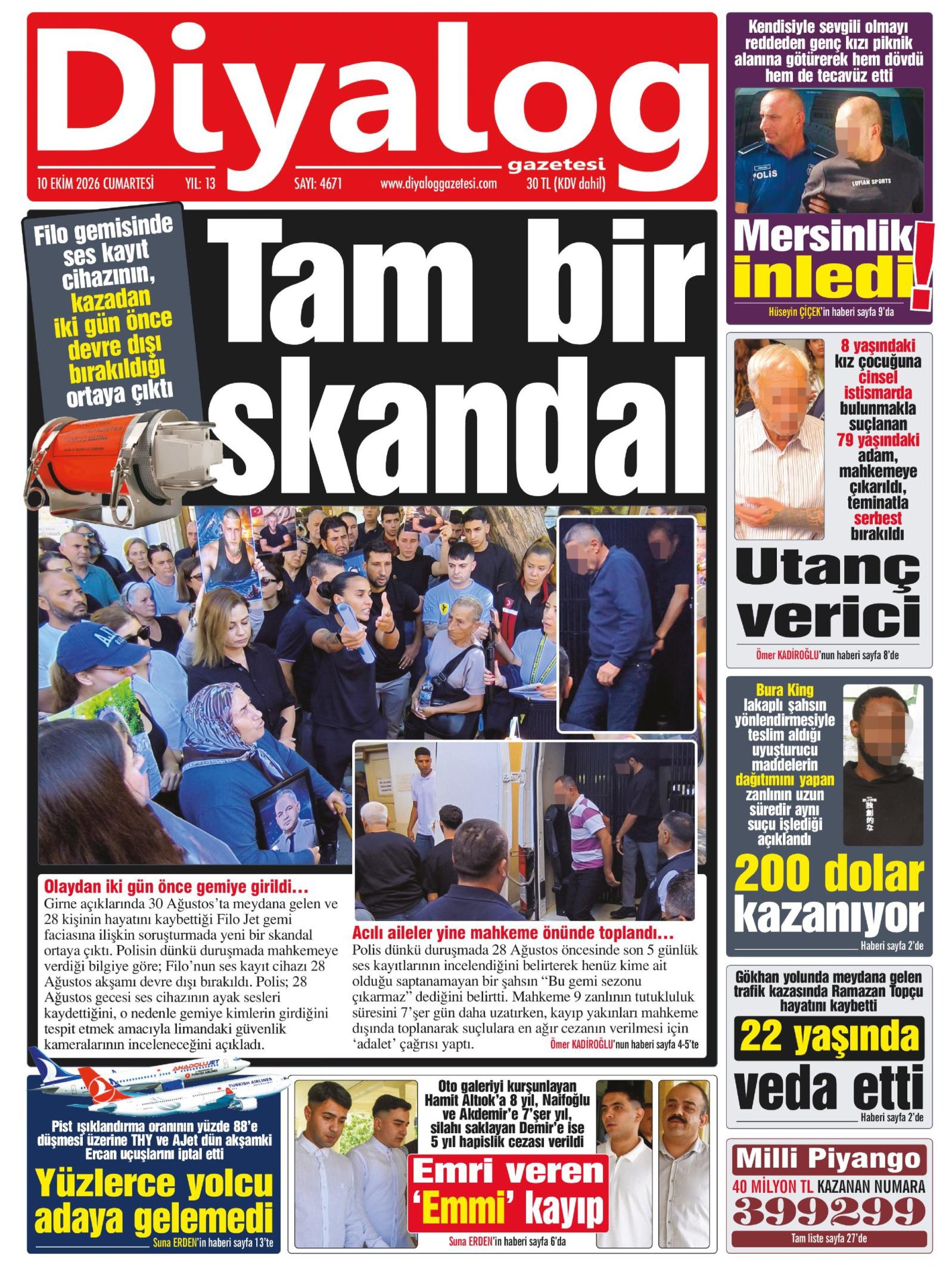 Gazete Manşetleri - 10 Ekim 2026 - 4