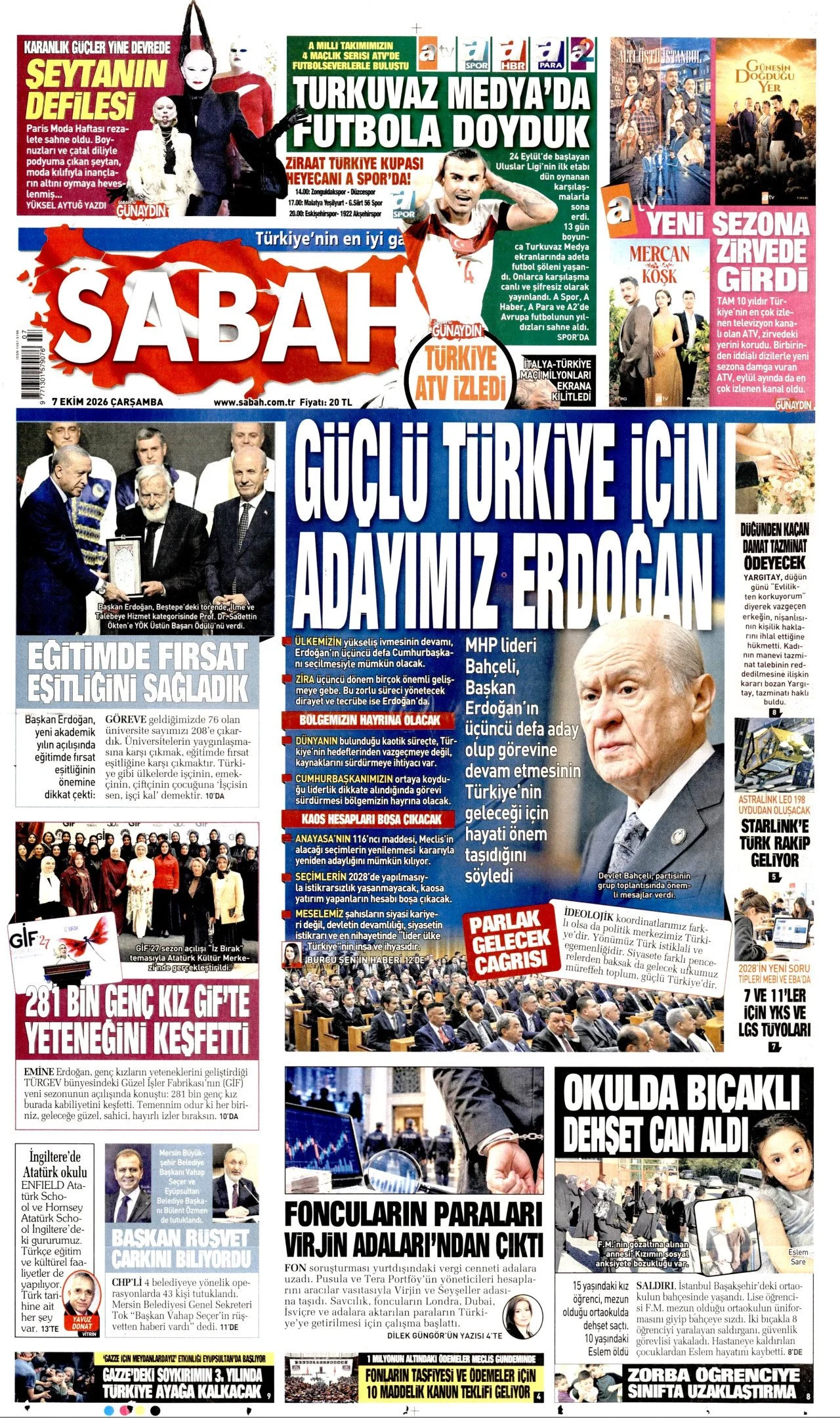 Gazete Manşetleri - 7 Ekim 2026 - 42
