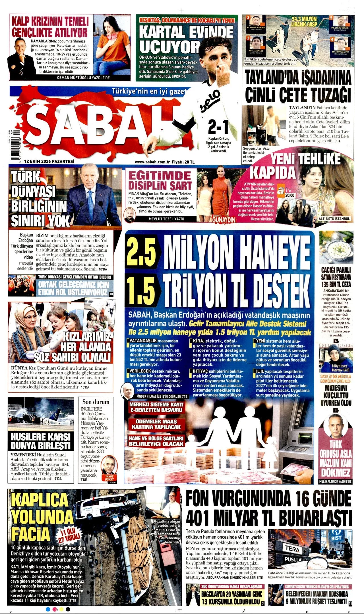 Gazete Manşetleri- 12 Ekim 2026 - 35