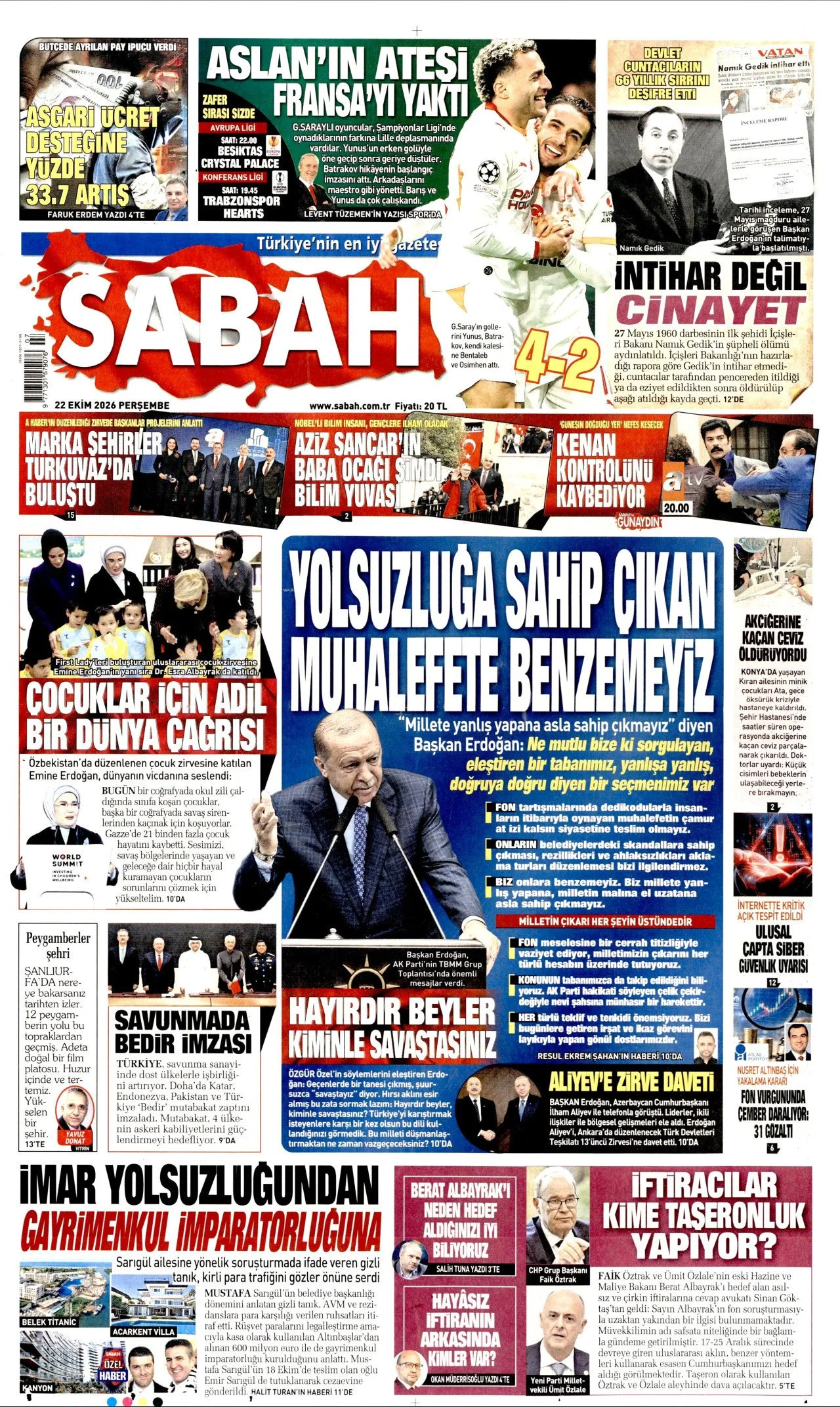 Gazete Manşetleri - 22 Ekim 2026 - 46