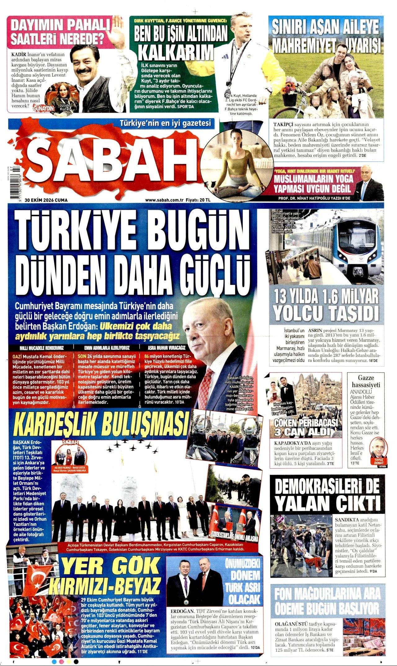 Gazete Manşetleri - 30 Ekim 2026 - 51