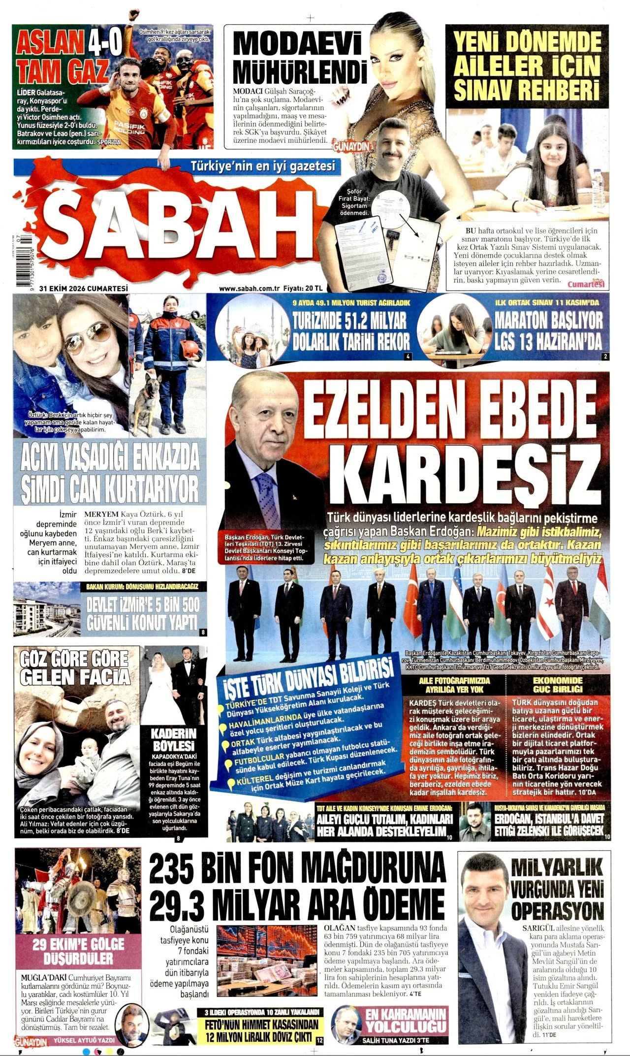 Gazete Manşetleri - 31 Ekim 2026 - 40