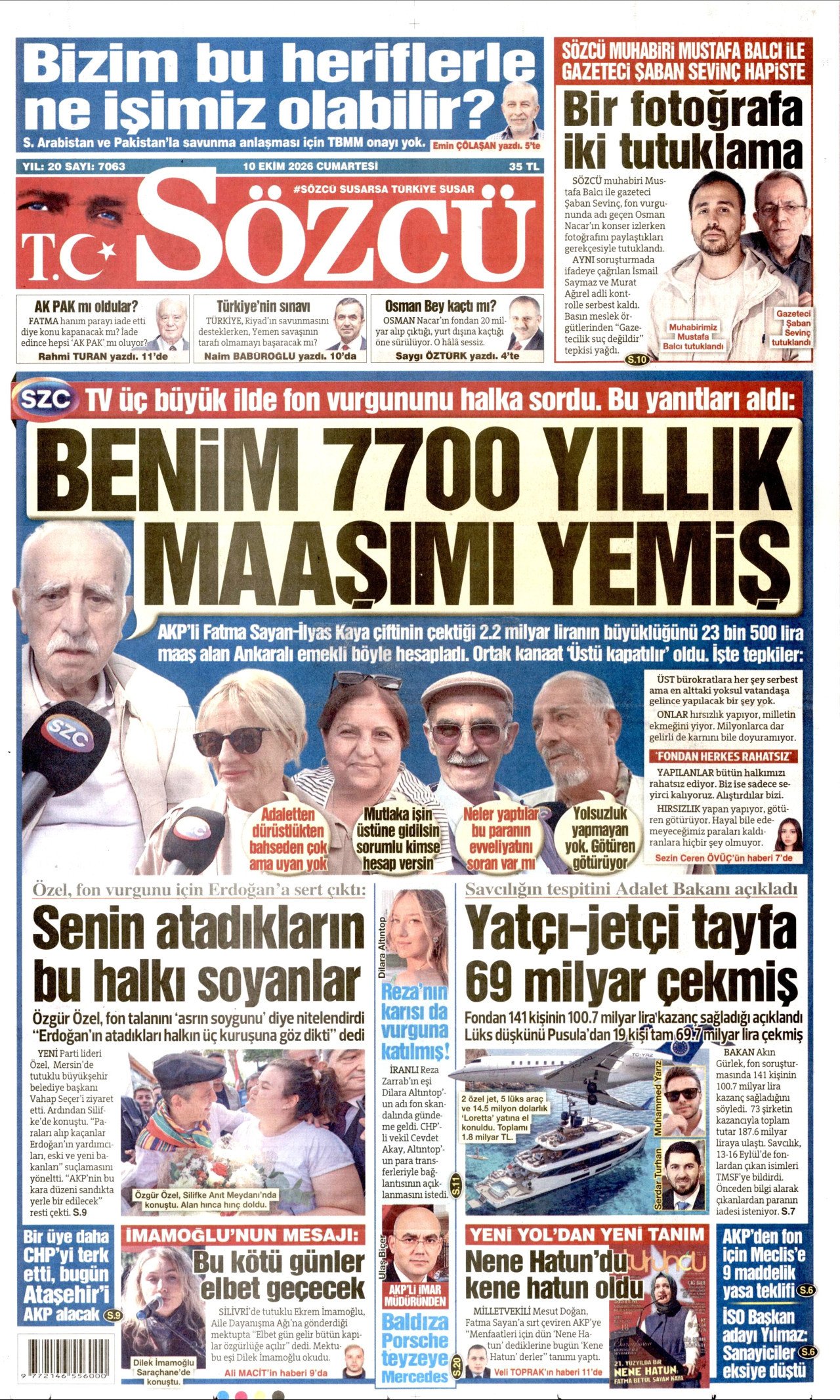 Gazete Manşetleri - 10 Ekim 2026 - 32