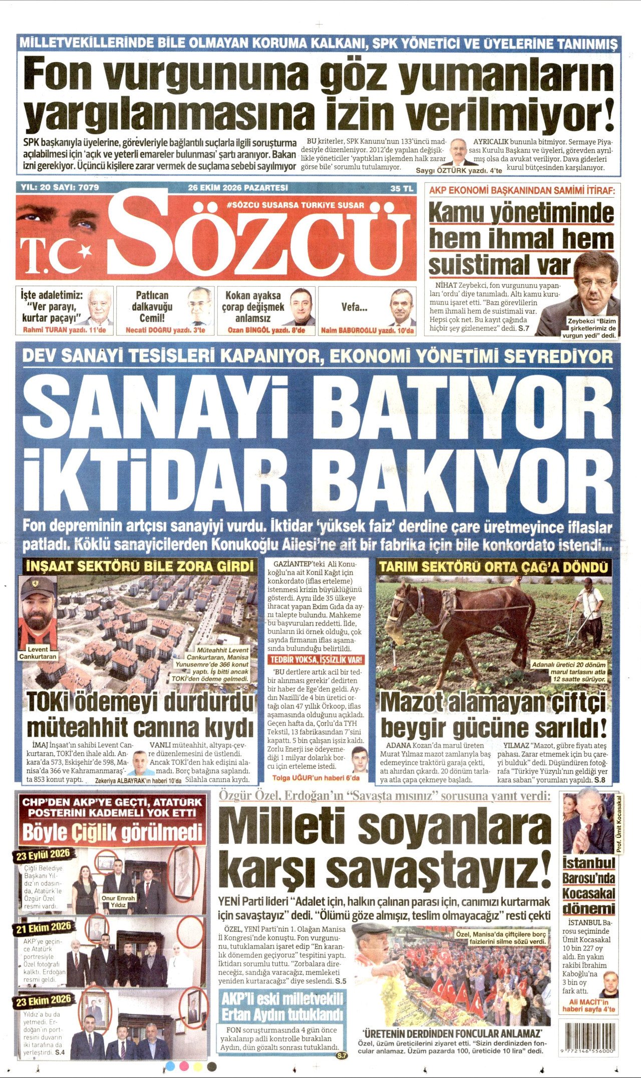 Gazete Manşetleri - 26 Ekim 2026 - 46