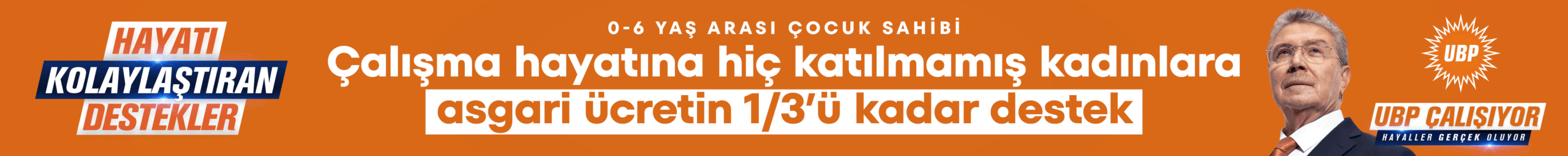 Hayatı kolaylaştıran destekler: çalışma hayatına hiç katılmamış kadınlara asgari ücretin üçte biri kadar destek