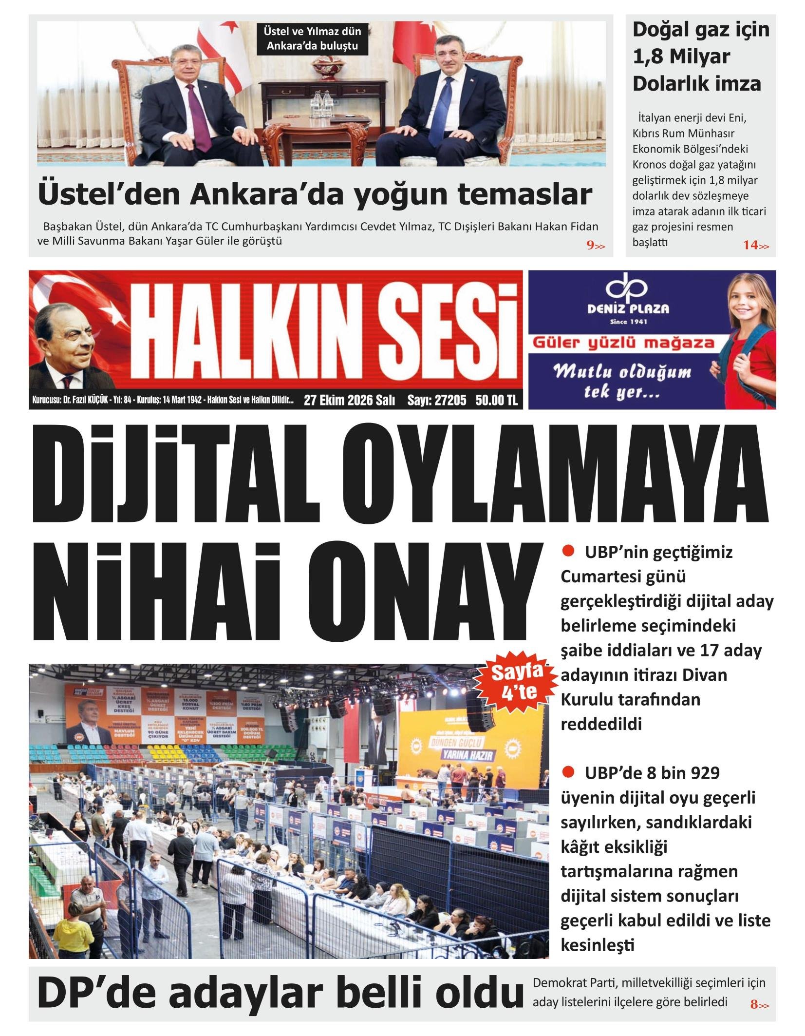 Gazete Manşetleri - 27 Ekim 2026 - 18