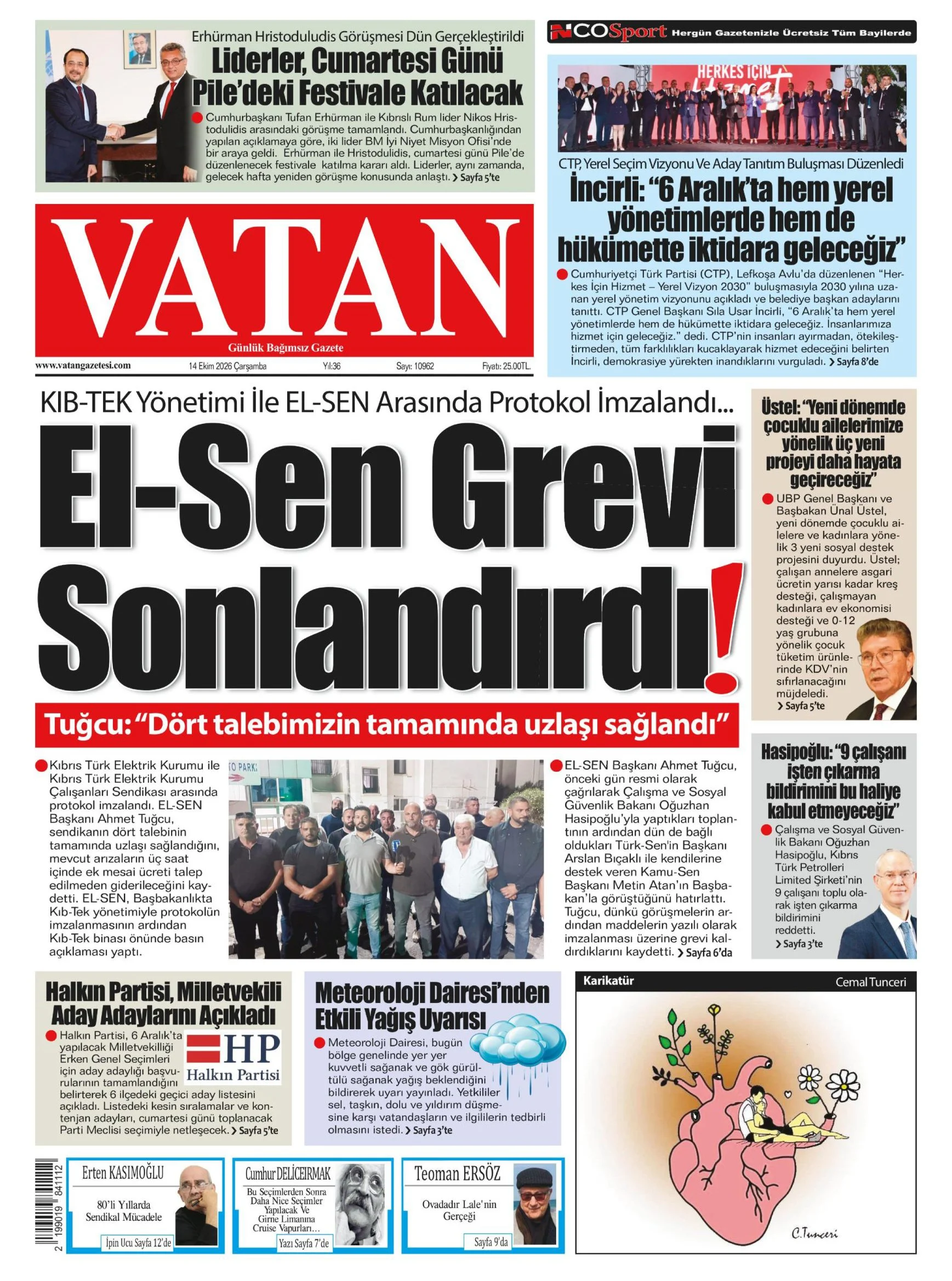 Gazete Manşetleri - 14 Ekim 2026 - 8